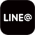 LINE＠ロゴモノクロ