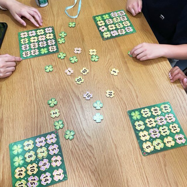 ラッキーナンバー、ボードゲーム