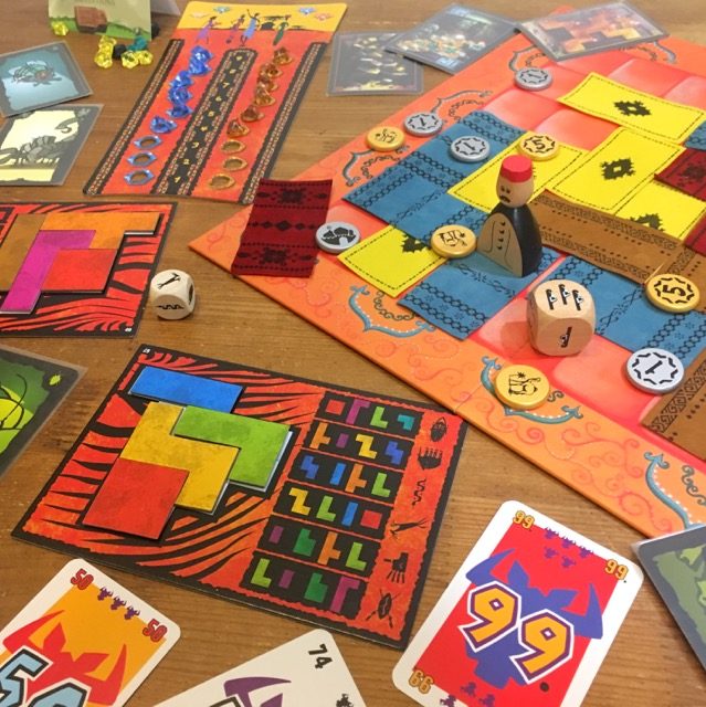 ウボンゴ,マラケシュ,ごきぶりポーカー,インカの黄金,ボードゲーム