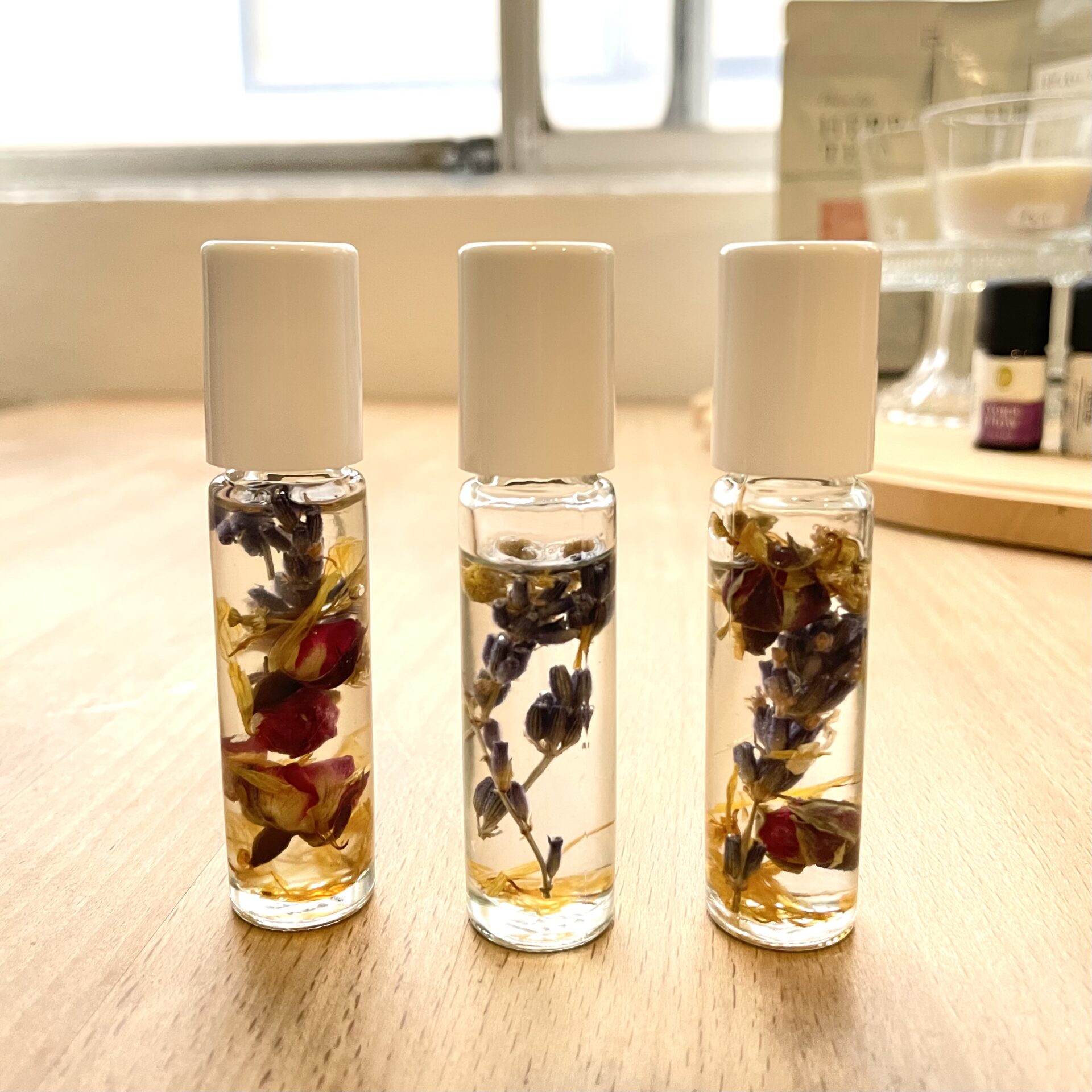 ロールオンアロマ、アロマワークショップ