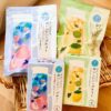 生活の木、水出しできる。美味しいハーブティー、ももと青色バタフライピー、ミントとレモンとライム