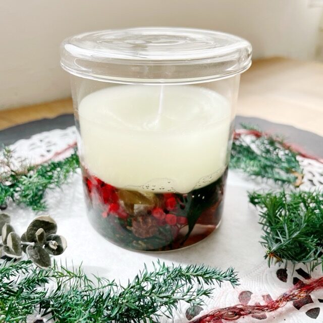 冬のアロマキャンドル