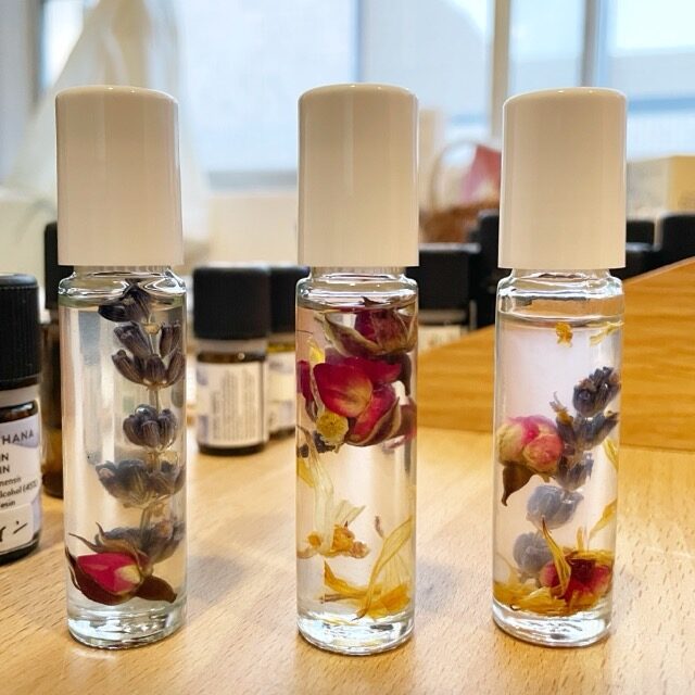 ロールオンアロマ、アロマワークショップ