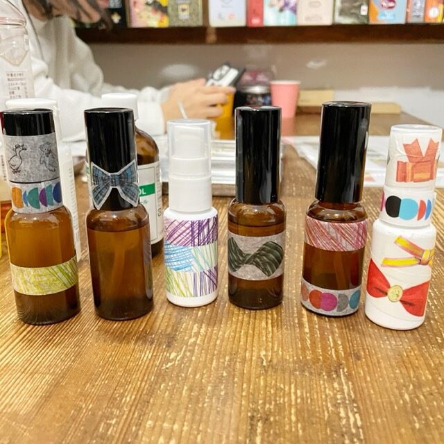 アロマスプレー、アロマワークショップ