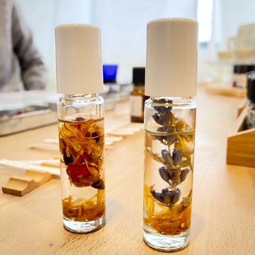 ロールオンアロマ、アロマワークショップ「